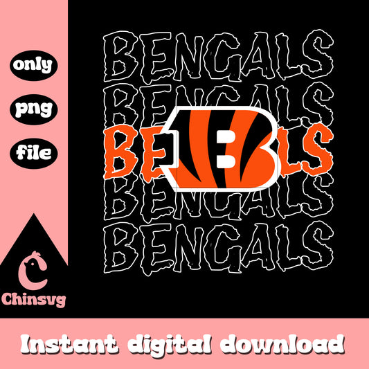 Cincinnati Bengals  team logo design  png, nfl png, logo png