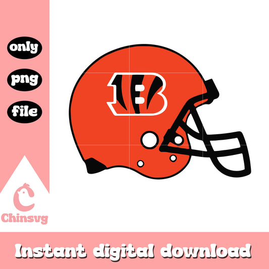 Cincinnati bengals nfl sport helmet clipart svg, nfl team logo svg