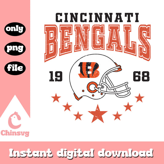 Cincinnati bengals star custom png, bengals nfl​​​​​ png