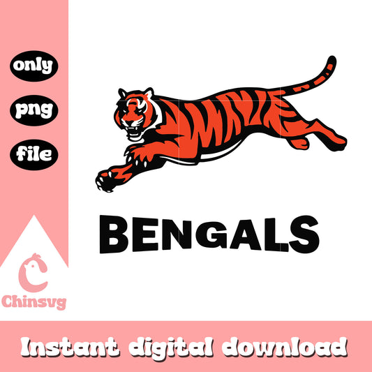 Cincinnati bengals tiger design svg, nfl cincinnati bengals team svg