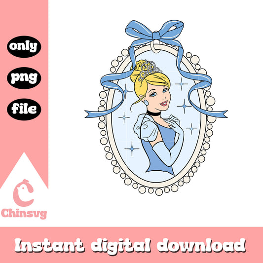 Cinderela blue bow png, disney movies png, princess png