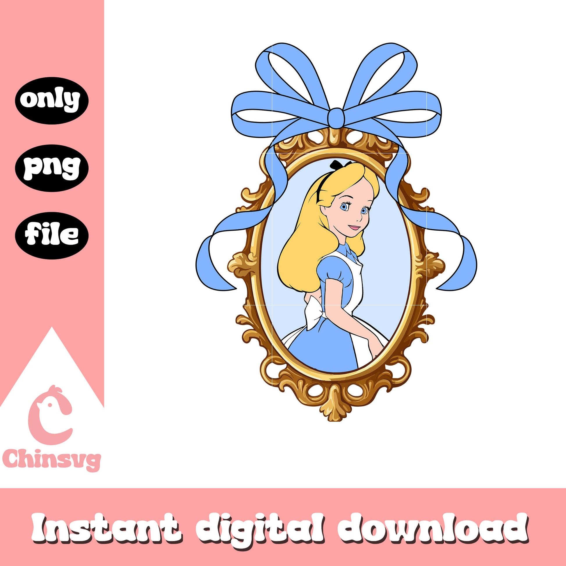 Cinderella in beautiful mirror png, disney character png