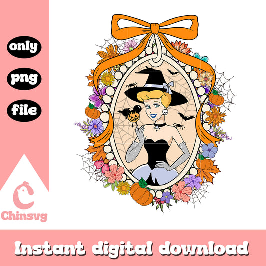 Cinderella witch halloween costume png, disney characters png, the witch png