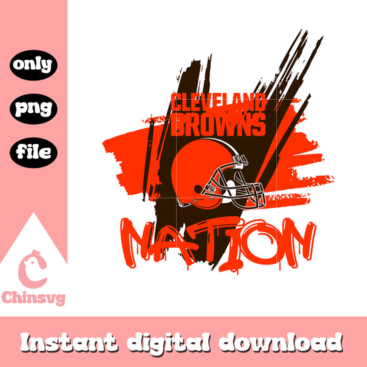Cleveland Browns nation png, Cleveland Browns logo png