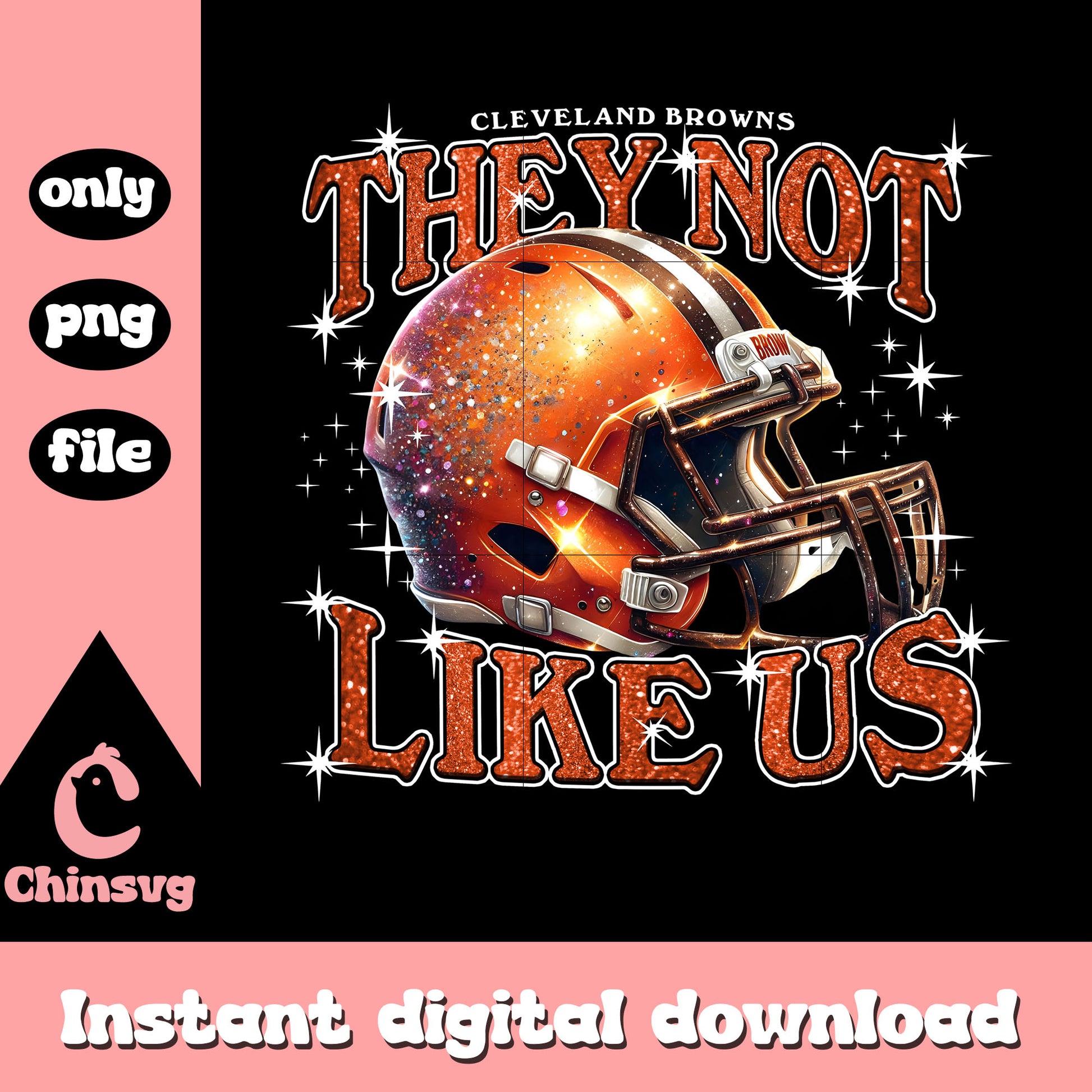 Cleveland Browns they not like us png, football games png