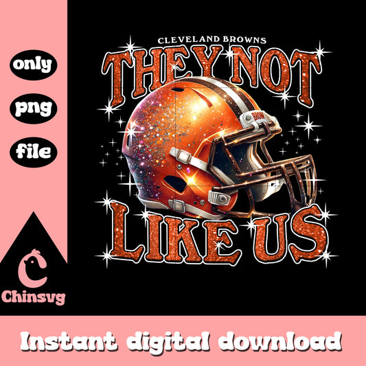 Cleveland Browns they not like us png, football games png