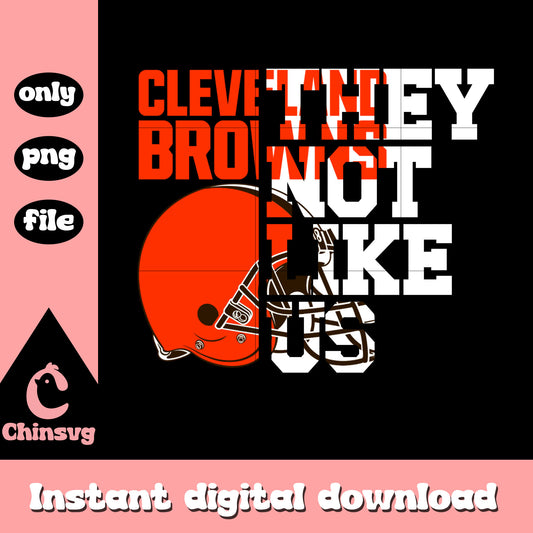 Cleveland Browns they not like us png, nfl png, sport games png