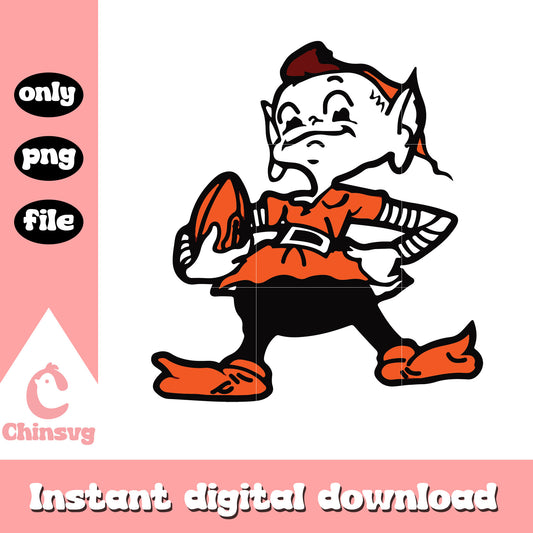 Cleveland browns nfl football logo sign svg, nfl american football svg