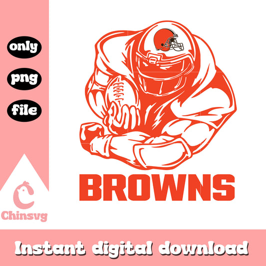 Cleveland browns nfl football sticker svg, cleveland browns team svg