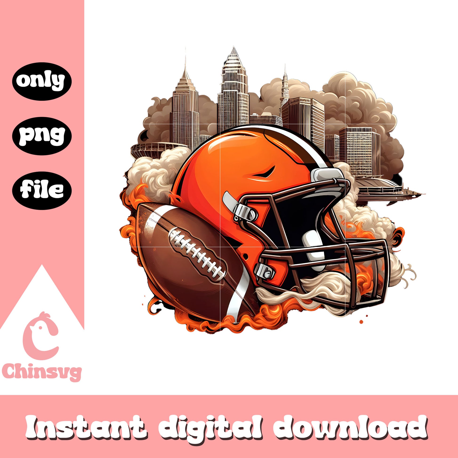 Cleveland browns orange city png, cleveland browns team​ png