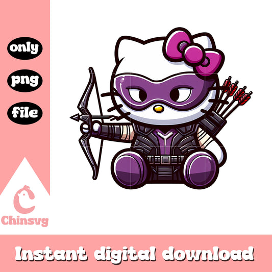 Clint Barton hello kitty costume png, hello kitty png, marvel png