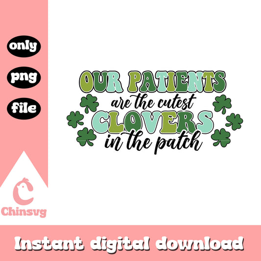 Clover clipart st patrick’s png, st patrick's decor​​ png
