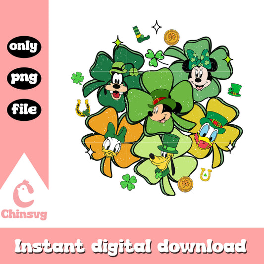 Clover disney patrick png, disney characters png, patrick day png