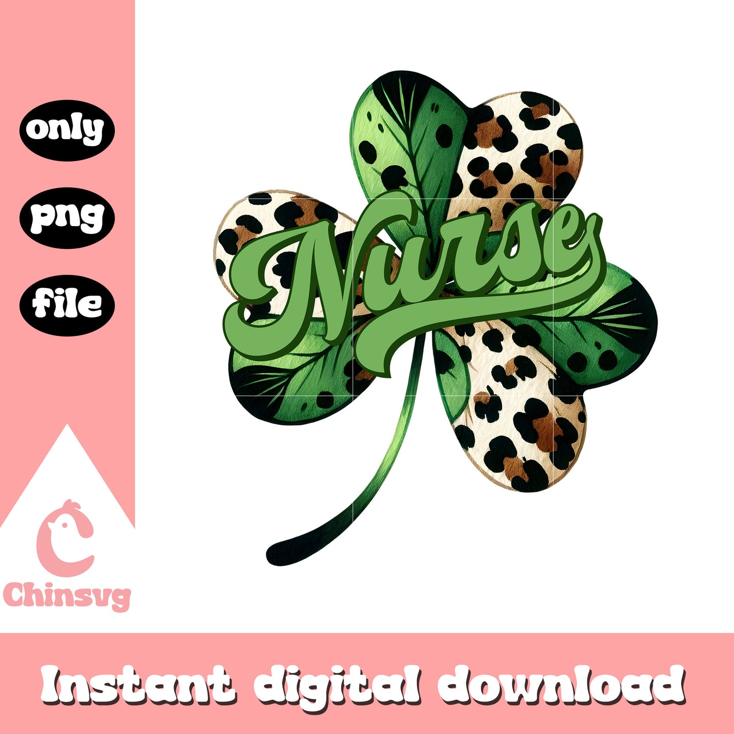 Clover pattern st patrick’s png, st patrick decoration​​ png