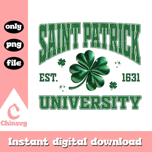 Clover university st patrick’s png, st patricks day images​ png