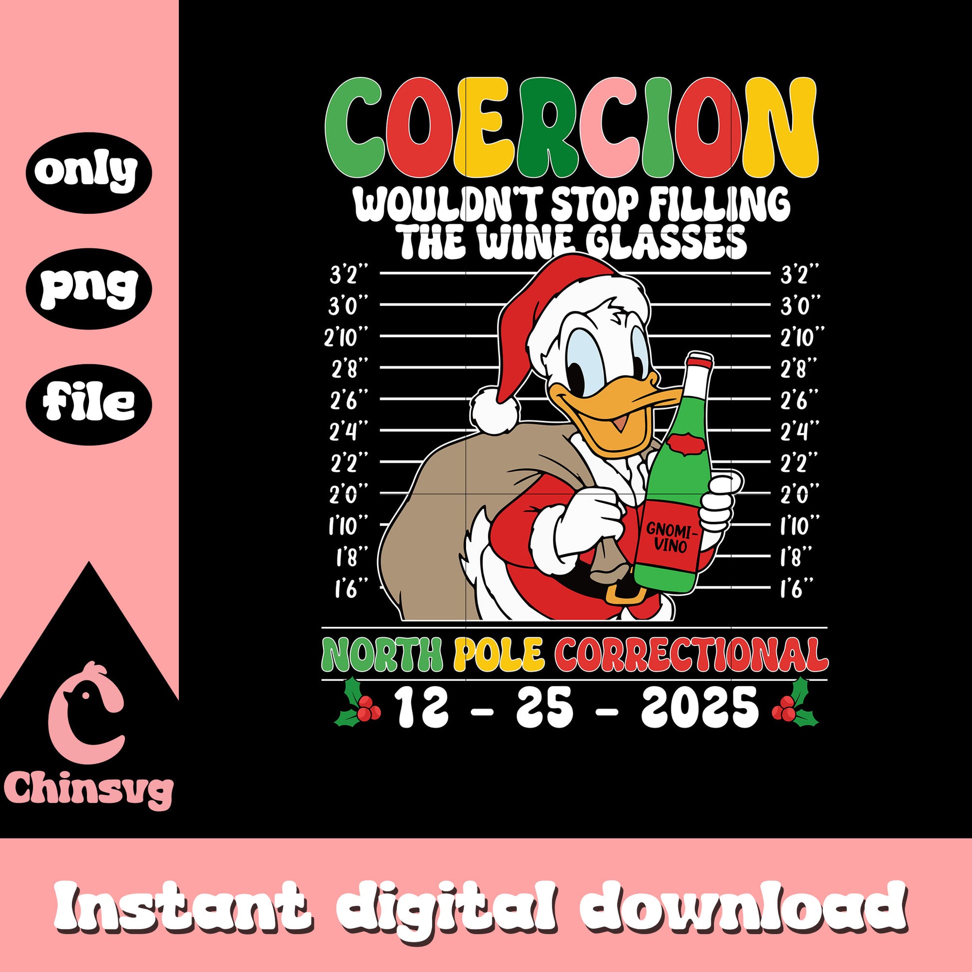 Coercion donald matching shirt png, disney christmas shirts​ png