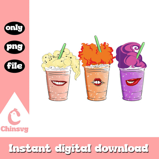 Coffee cup hocus pocus halloween design png, halloween holiday png