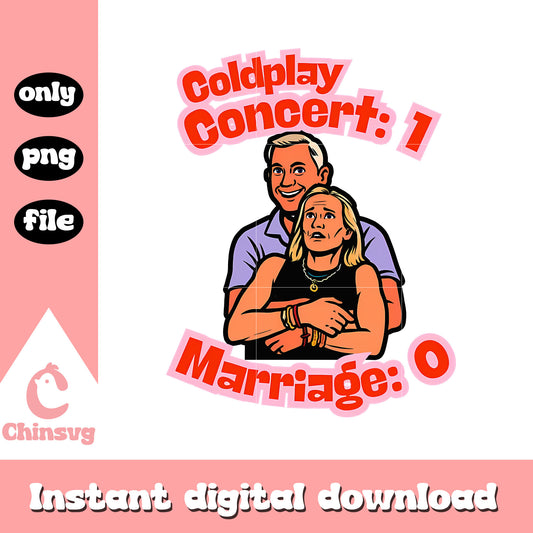 Coldplay concert funny design png, cheating tour concert png