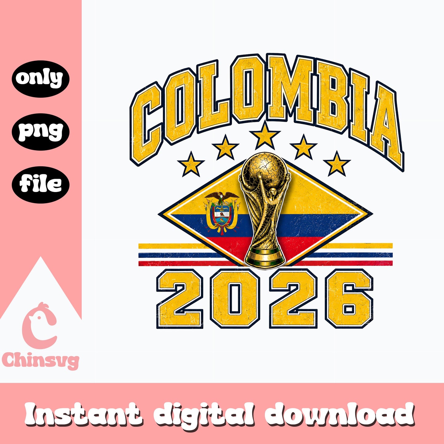Colombia 2026 World Cup PNG, Colombia Soccer PNG, Football PNG