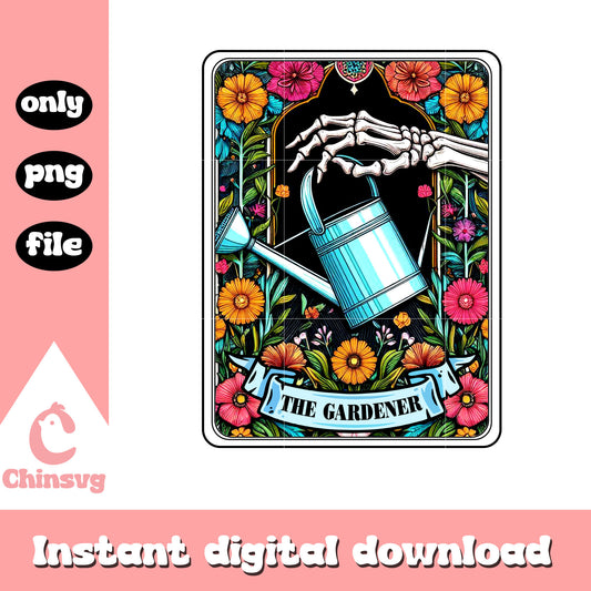 Colorful flower gardener png, tarot card generator png, flowers png