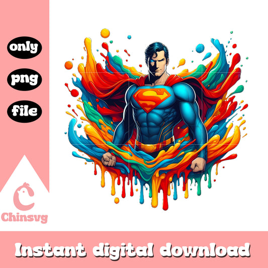 Colorful superman hero design png, the marvel avengers png