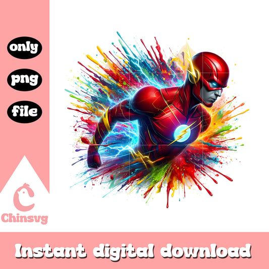 Colorful the flash avengers member design png, avengers movie on order png