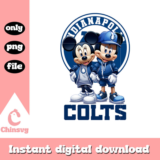 Colts disney custom logo png, nfl indianapolis colts​​​​​ png