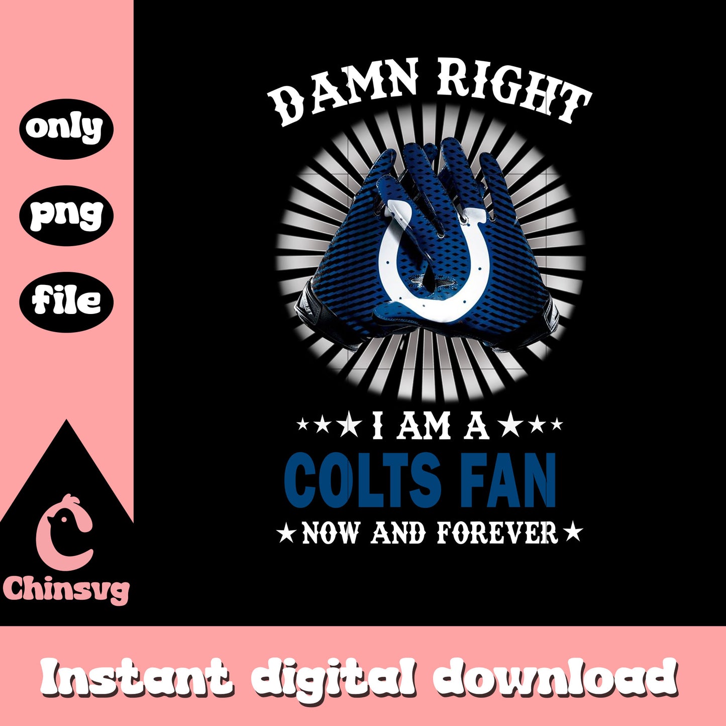 Colts hand damn right png, indianapolis colts images​ png