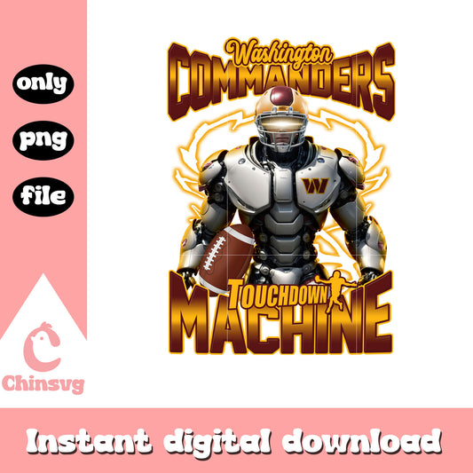 Commanders robot gold logo png, nfl washington commanders​ png