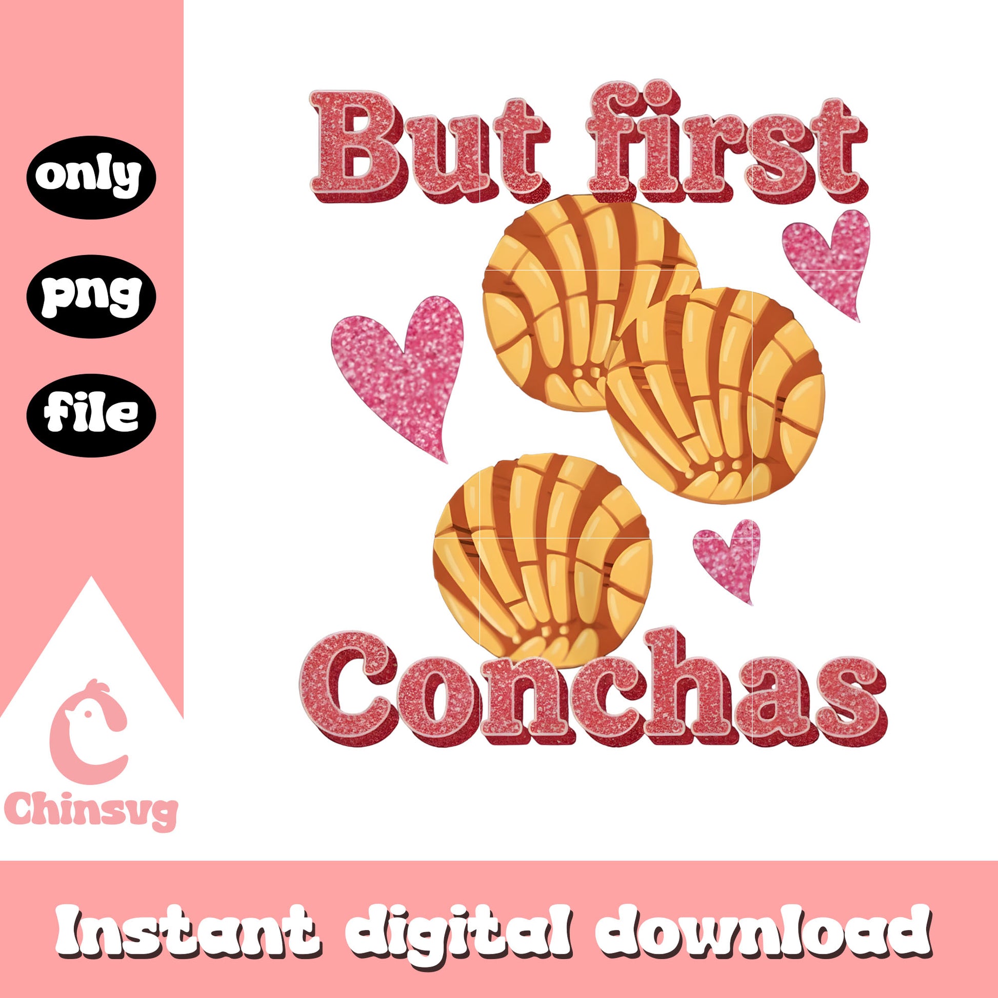 Conchas yellow love valentine png, design valentines day png