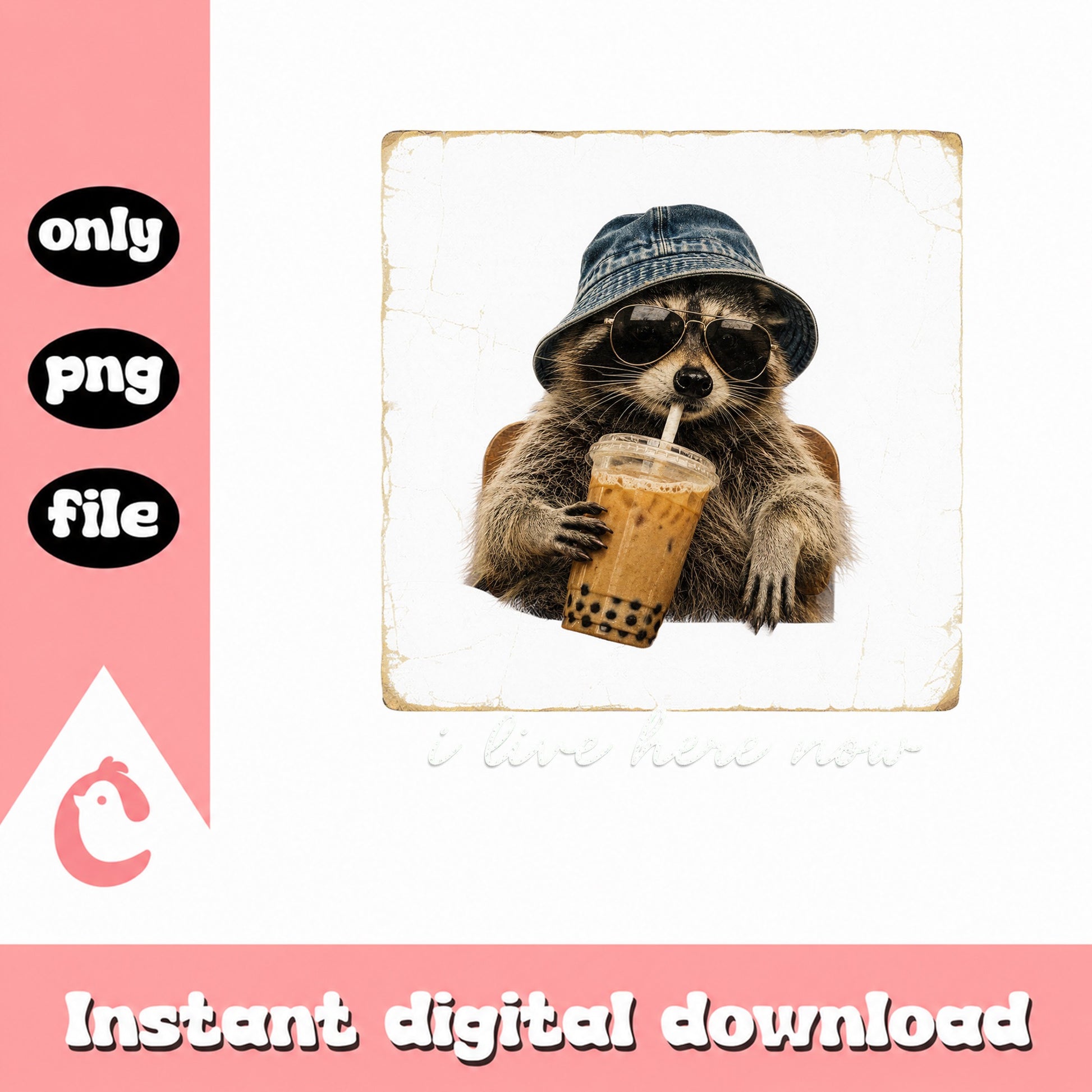 Cool Sloth With Boba Tea PNG, Funny Animal Clipart, Summer PNG