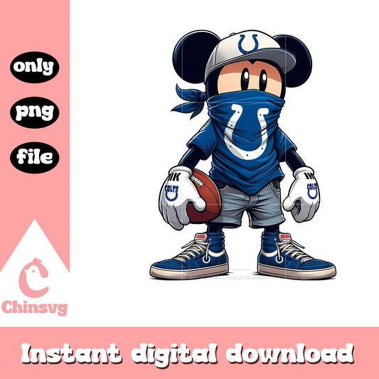 Cool mickey colts football png, nfl indianapolis colts​​ png