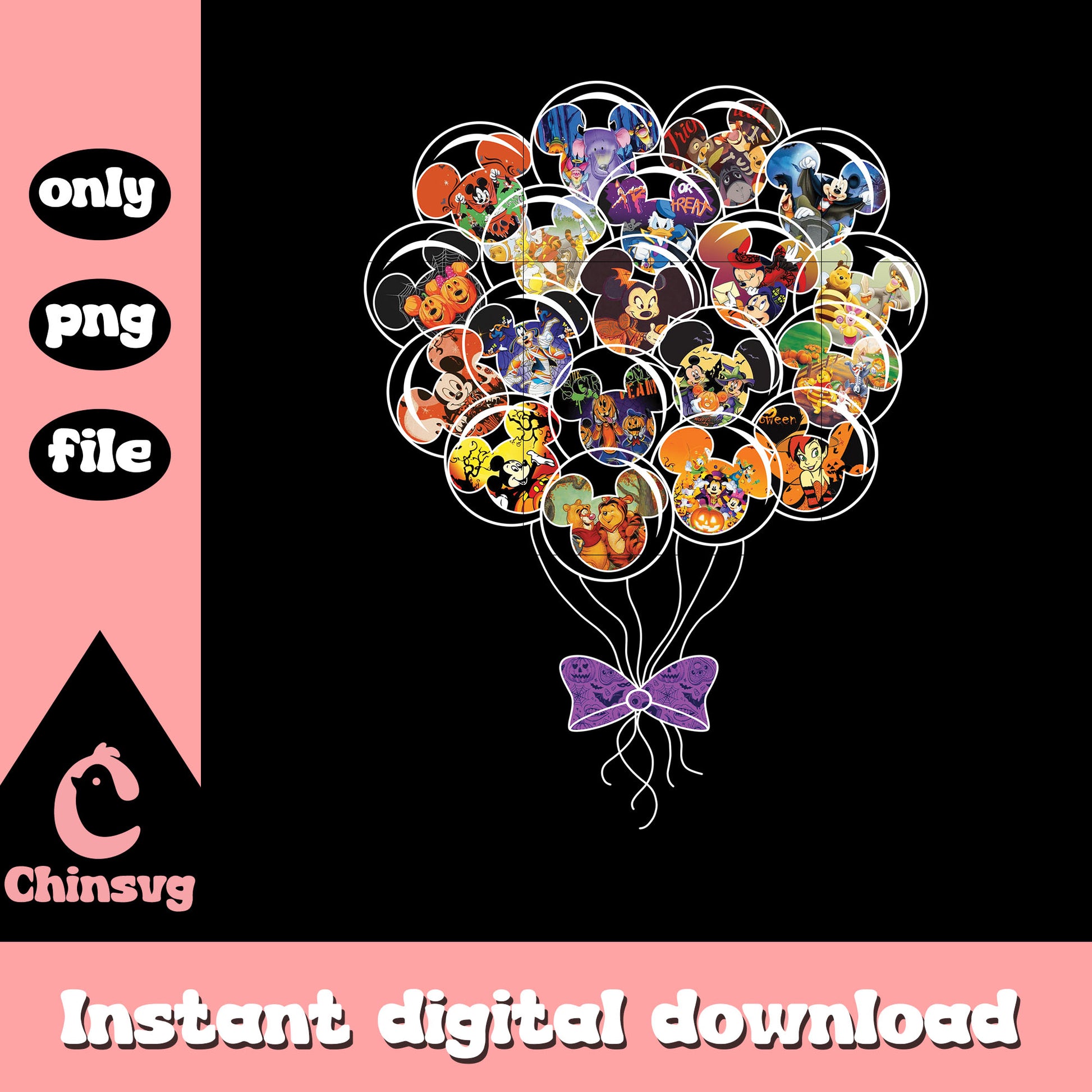 Coquette bow mickey ear balloons png, disney mickey cartoon png