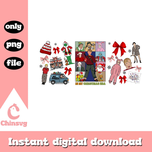 Coquette grinch in my christmas era png, grinch images png