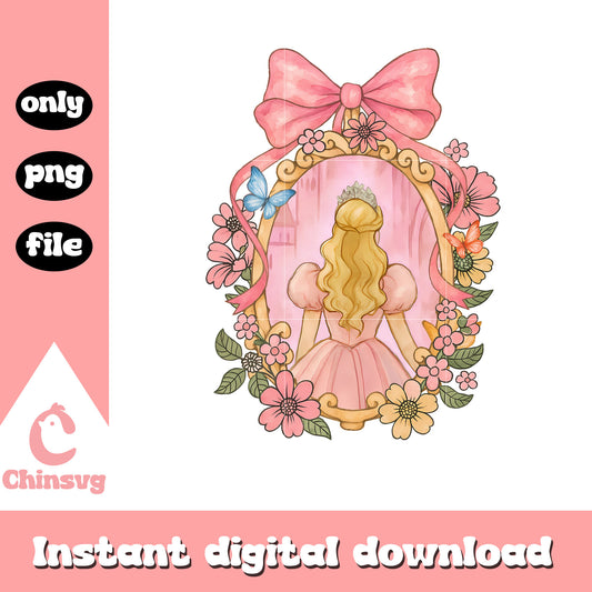 Coquette mirror glinda character design png, disney movies png
