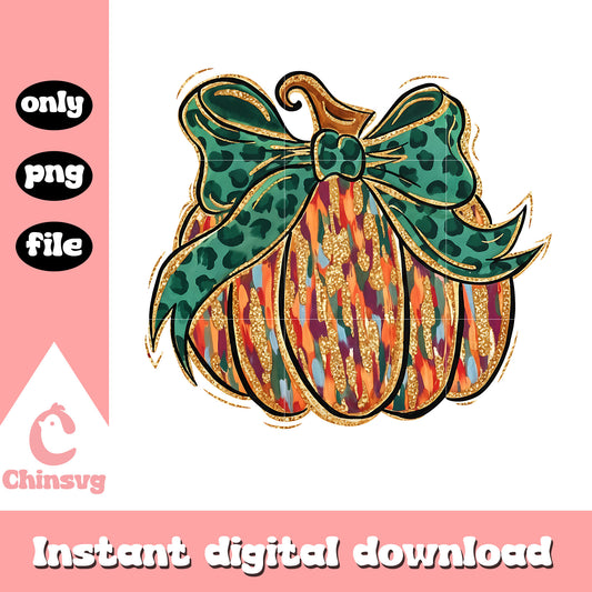 Coquette pumpkin halloween design png, halloween pumpkin​ png