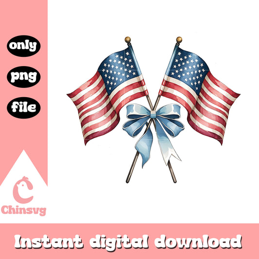 Coquette usa retro 4th of july bow design png, 4th of july holiday png