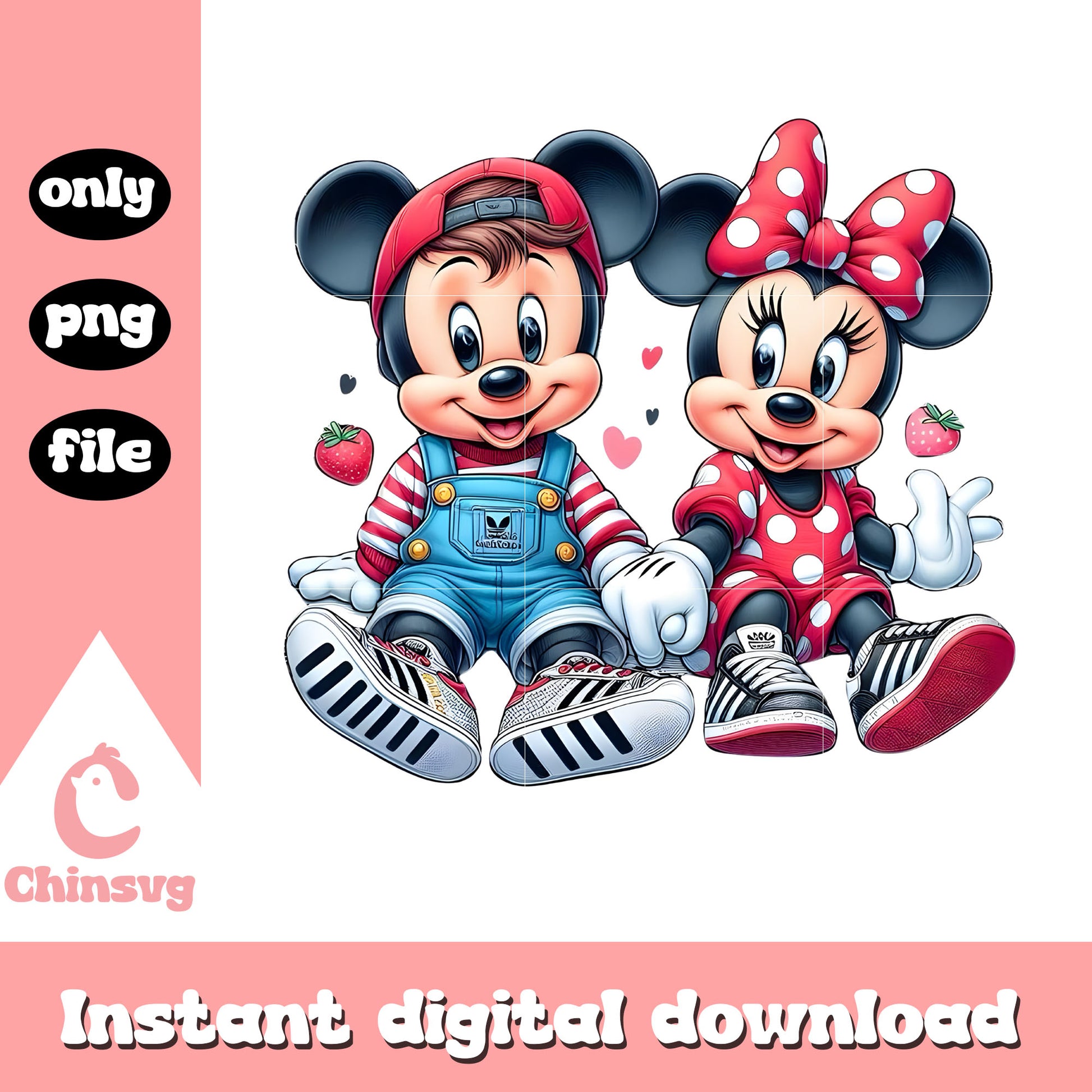 Couple mickey cartoon valentine png, disney valentine png