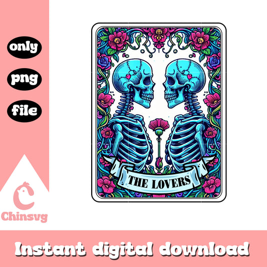 Couple skeleton the lovers png, human skeleton png, tarot png