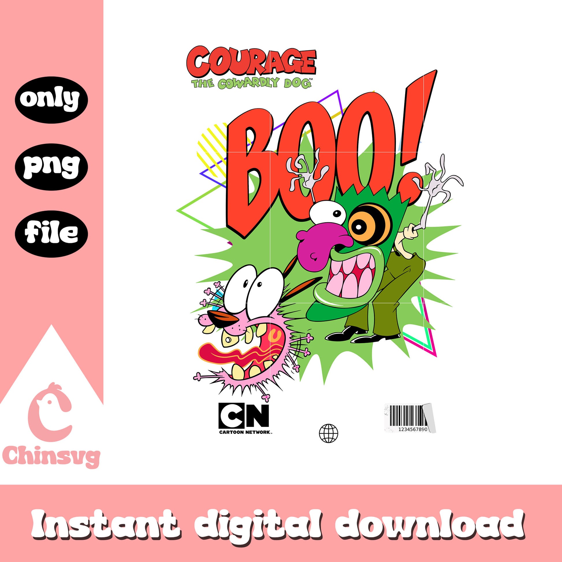 Courage the cowardly dog boo png, courage the cowardly dog clipart png