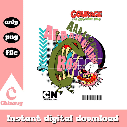 Courage the cowardly dog design png, courage the cowardly dog movie png