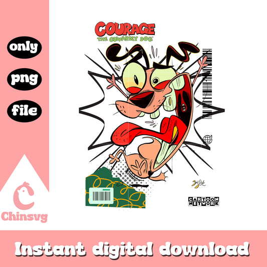 Courage the cowardly dog png, courage the cowardly dog character png