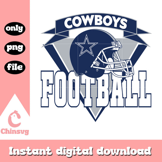 Cowboys football helmet logo team design svg, dallas cowboys football svg