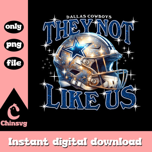 Cowboys nfl team they not like us png, rugby football club png