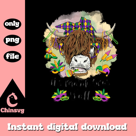 Cow decor mardi gras png, mardi gras new orleans​​​ png