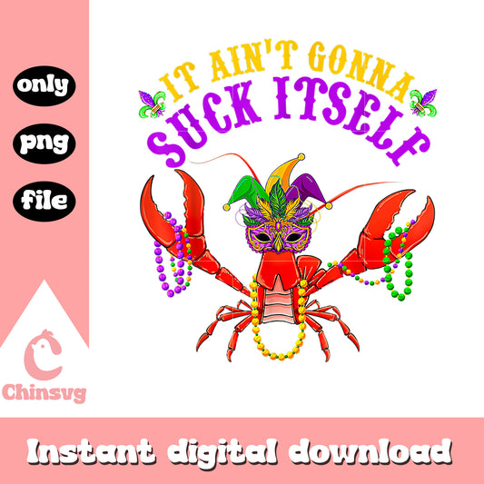 Crawfish oufit mardi gras png, mardi gras 2026 new orleans​​​ png