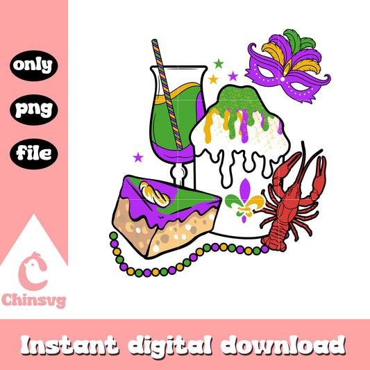 Cream crawfish mardi gras png, parade schedule new orleans​ png