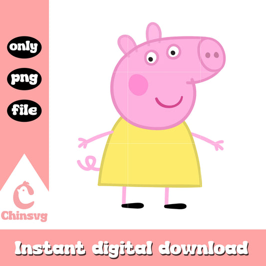 Cute baby alexander character design png, peppa pig alexander pig png