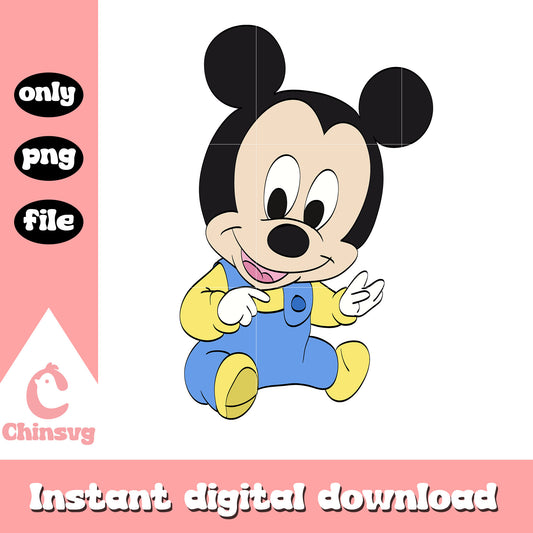 Cute baby mickey mouse disney png, mickey mouse design png