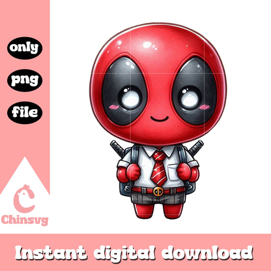 Cute deadpool and marvel bag png, shop back to school deals png